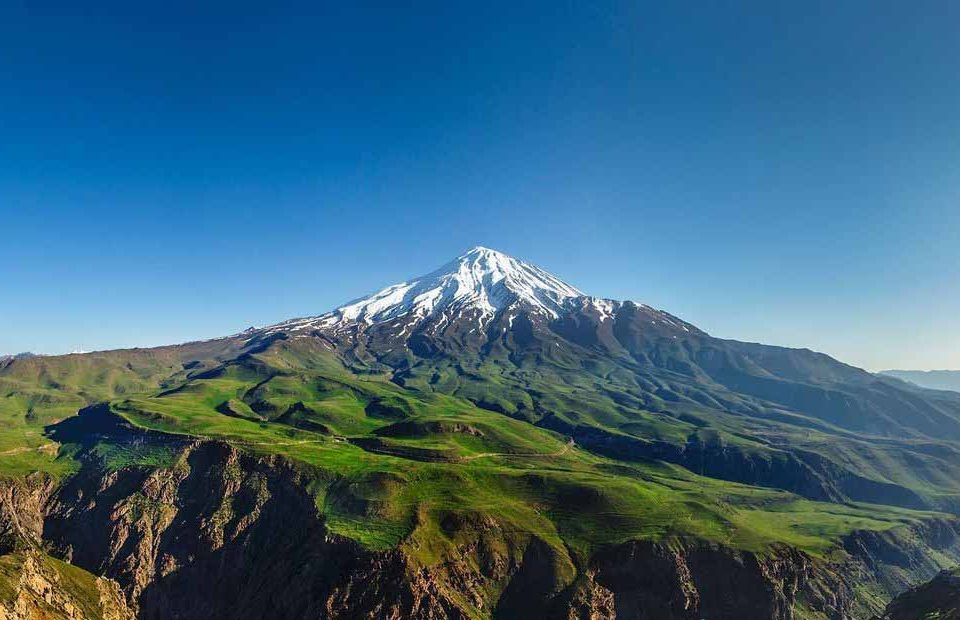 Great view of Mount Damavand North East side